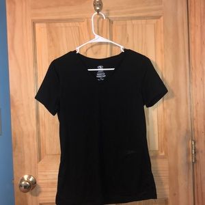 Two plain white shirt and one plain black shirt